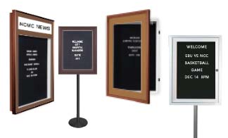 18x24 Designer Wood Letter Board SwingStand