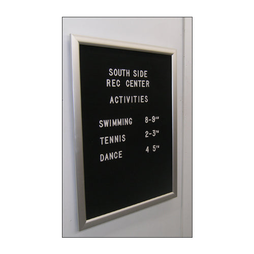 16 x 34 Standing Outdoor MINI Message Center Letter Board with Header –  OutdoorDisplayCases