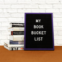 Colorful Framed Access Letterboards 9" x 12" | Shown in Purple Haze Finish