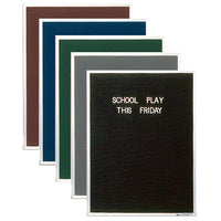 5 FELT LETTER BOARD COLORS (BLACK, GREY, GREEN, BLUE, BURGUNDY)