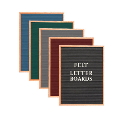 Floor Standing Adjustable Pedestal Felt Letter Board 18x14 Wood Frame –  LetterBoards4Sale