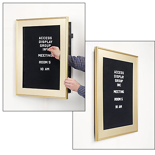 Classic Swing Open SwingFrame Designer Enclosed Letter Board - 6 Sizes ...