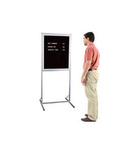 Changeable Letterboard Double Pedestal 24 x 36 Sign Stand