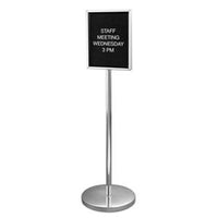 14x22 Changeable Letter Board Upscale Hospitality Sign Holder Floorstands