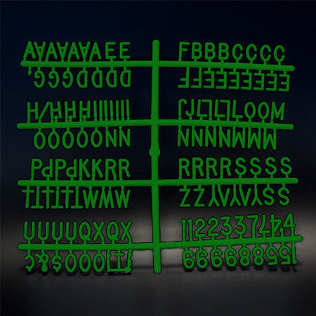 Green Lettering Set