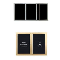 Indoor Enclosed Letter Boards 2 and 3 Door