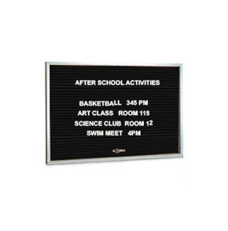 Indoor Letter Boards with Sliding Glass Doors