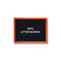 Vinyl Covered Wood Framed Letter Boards with Changeable Letters