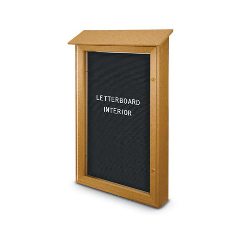 OUTDOOR LETTER MESSAGE CENTER 26x42 (LEFT Hinged with SINGLE DOOR)