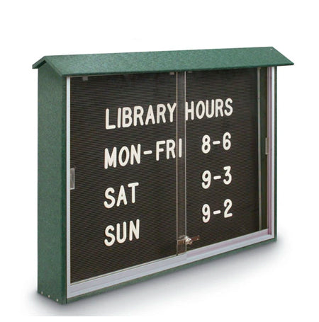 Outdoor Message Center Letter Boards + Sliding Doors + Wall Display 11 ...