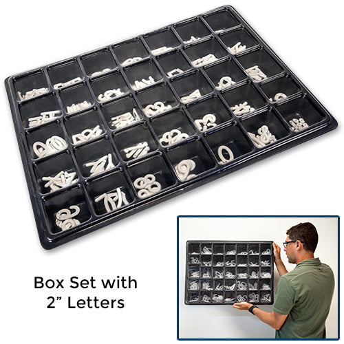 Helvetica Font Changeable Letter Board Letter Sets in Various