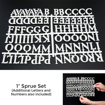 Black Narrow Alphabet Stickers by Recollections™