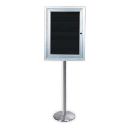 Outdoor Enclosed Letter Board Message Sign Stand